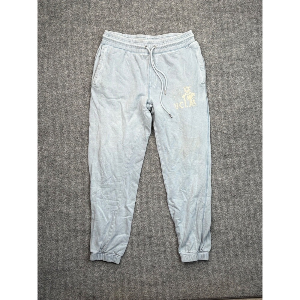 UCLA Bruins Joggers Small Light Blue Acid Wash‎ Joe Bruin Sweatpants Collegiate